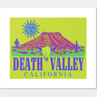 Death Valley California Psychedelic Tie Dye Posters and Art